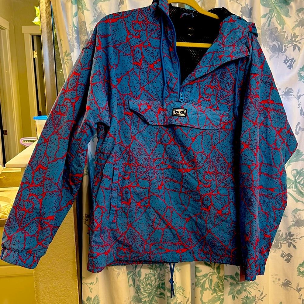 OBEY windbreaker used very nice and clean.